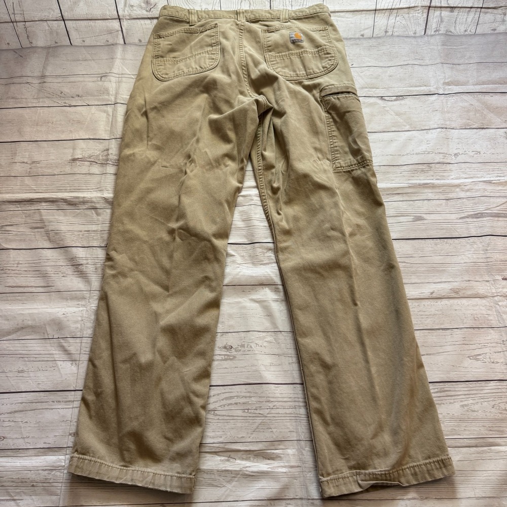 Carhartt‎ Relaxed Fit Workwear Pants Khaki Beige RN 14806 Men's Size 36x34 - Picture 15 of 15